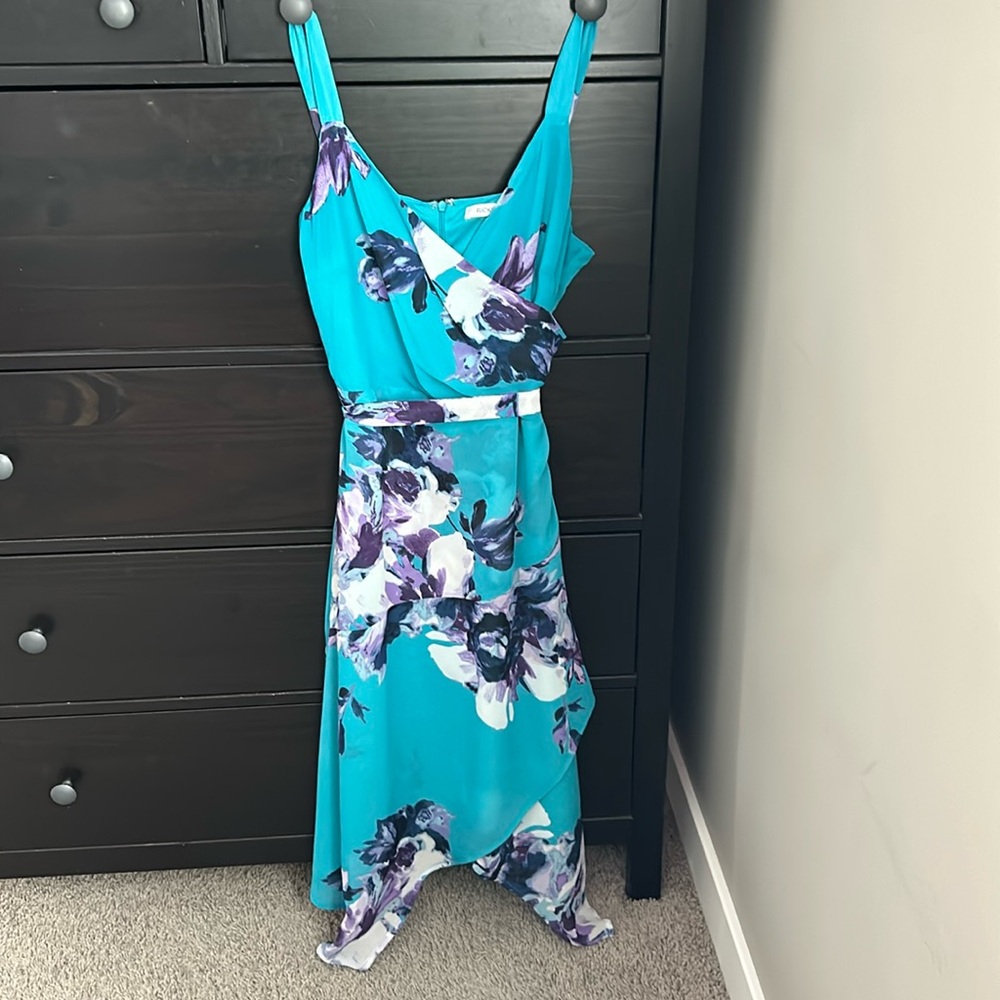 Ricki’s floral asymmetrical dress Sz 4